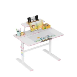 Study 3.7 Pink Adjustable Children's Desk 90 cm