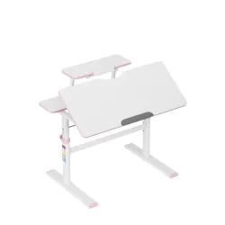 Study 3.7 Pink Adjustable Children's Desk 90 cm – view 2