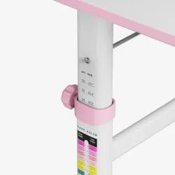 Study 3.7 Pink Adjustable Children's Desk 90 cm – view 4