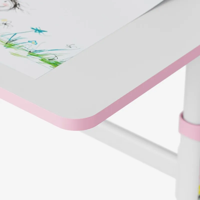 Study 3.7 Pink Adjustable Children's Desk 90 cm – view 9