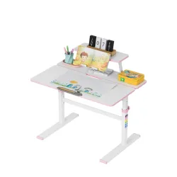 Study 3.7 Pink Adjustable Children's Desk 90 cm – view 11