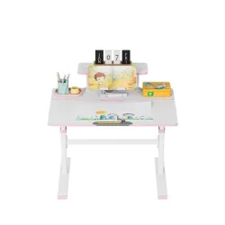 Study 3.7 Pink Adjustable Children's Desk 90 cm – view 12