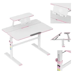 Study 3.7 Pink Adjustable Children's Desk 90 cm – view 21