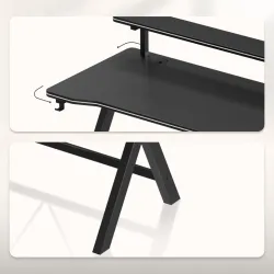 Hero 1.9 Black Gaming Desk 120 cm 5