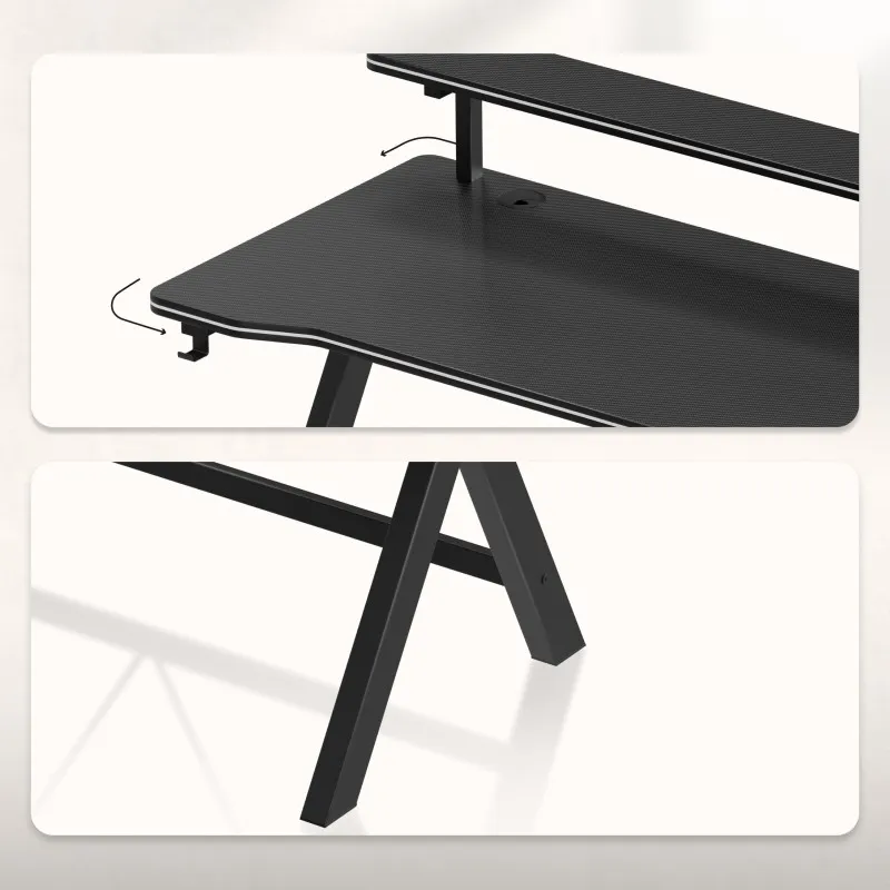 Hero 1.9 Black Gaming Desk 120 cm 5