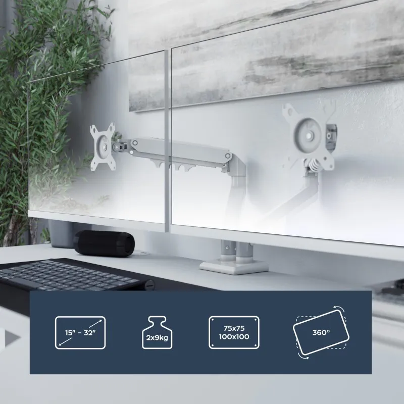 Flow 4.0 Dual Monitor Arm Mount 2