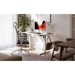 Leader 6.9 Electric Office Desk 120 cm White – view 5