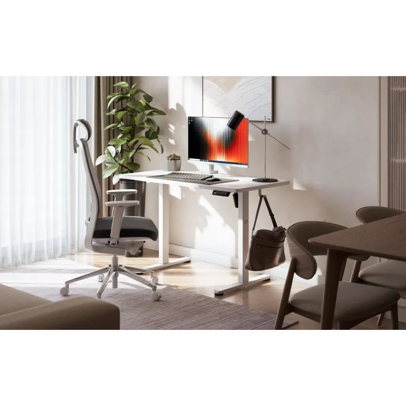 Leader 6.9 Electric Office Desk 120 cm White – view 5