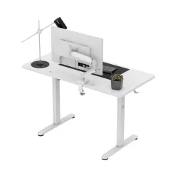 Leader 6.9 Electric Office Desk 120 cm White – view 7