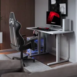 Hero 8.1 White Electric Gaming Desk 120x60cm – view 4