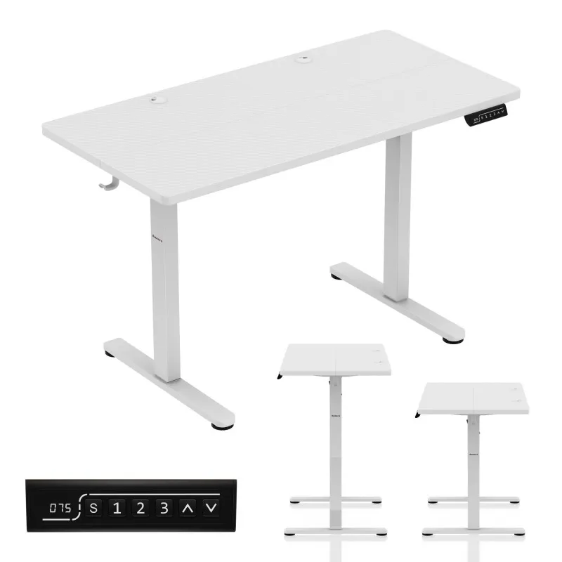 Hero 8.1 White Electric Gaming Desk 120x60cm – view 9