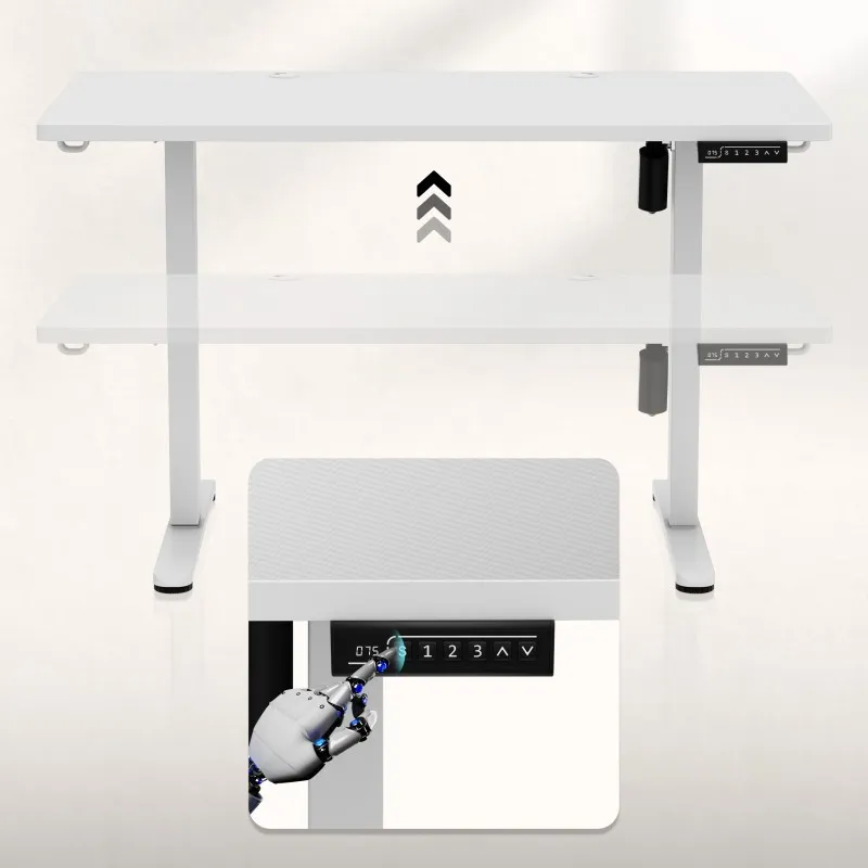 Hero 8.1 White Electric Gaming Desk 120x60cm – view 16