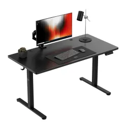 Leader 7.3 Electric Gaming Desk 140 cm Black