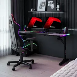 Hero 4.6 RGB Gaming Desk 160 cm Black – view 4