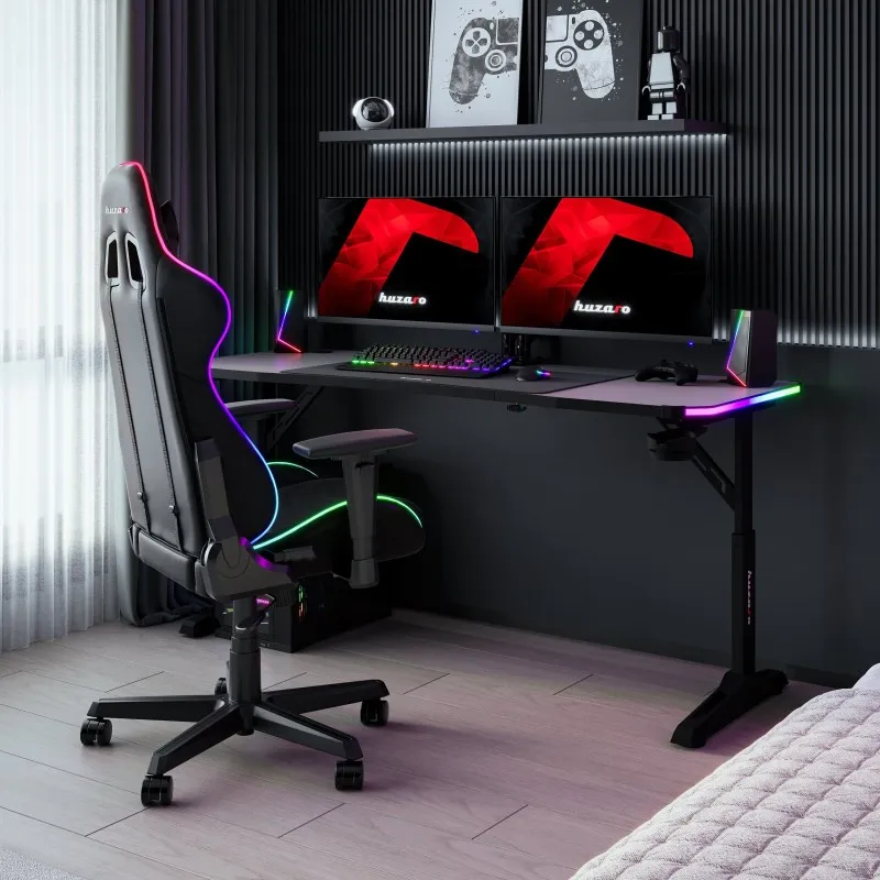 Hero 4.6 RGB Gaming Desk 160 cm Black – view 4