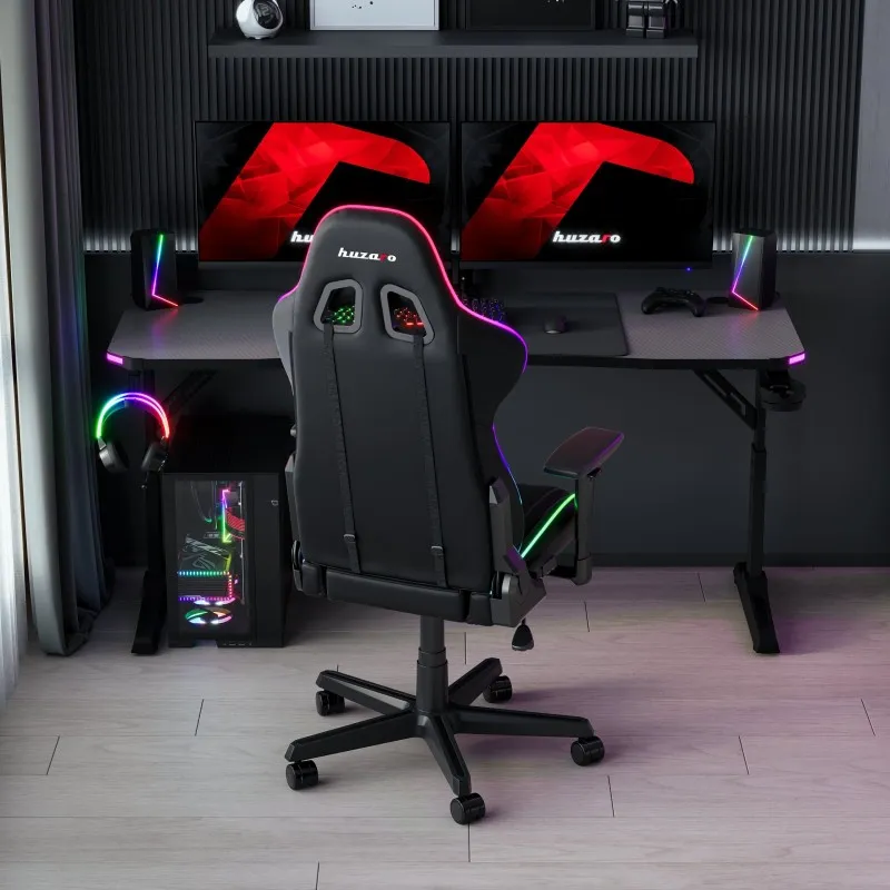 Hero 4.6 RGB Gaming Desk 160 cm Black – view 9