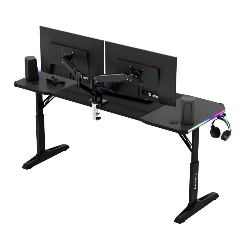 Hero 4.6 RGB Gaming Desk 160 cm Black – view 12