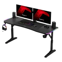 Hero 4.6 RGB Gaming Desk 160 cm Black – view 13
