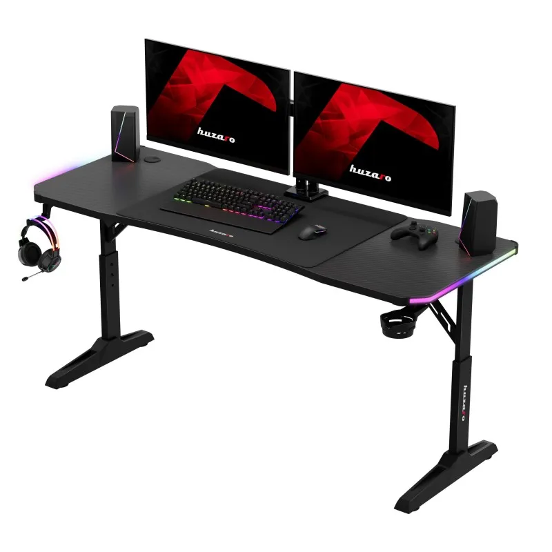 Hero 4.6 RGB Gaming Desk 160 cm Black – view 13