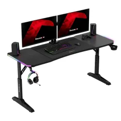 Hero 4.6 RGB Gaming Desk 160 cm Black – view 14