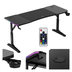 Hero 4.6 RGB Gaming Desk 160 cm Black – view 16
