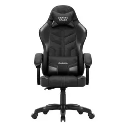 Force 2.7 Black Carbon Velvet Gaming Chair 2