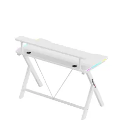 Hero 1.9 RGB Gaming Desk White 120 cm – view 4
