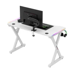 Hero 2.3 RGB White Gaming Desk 120 cm – view 3