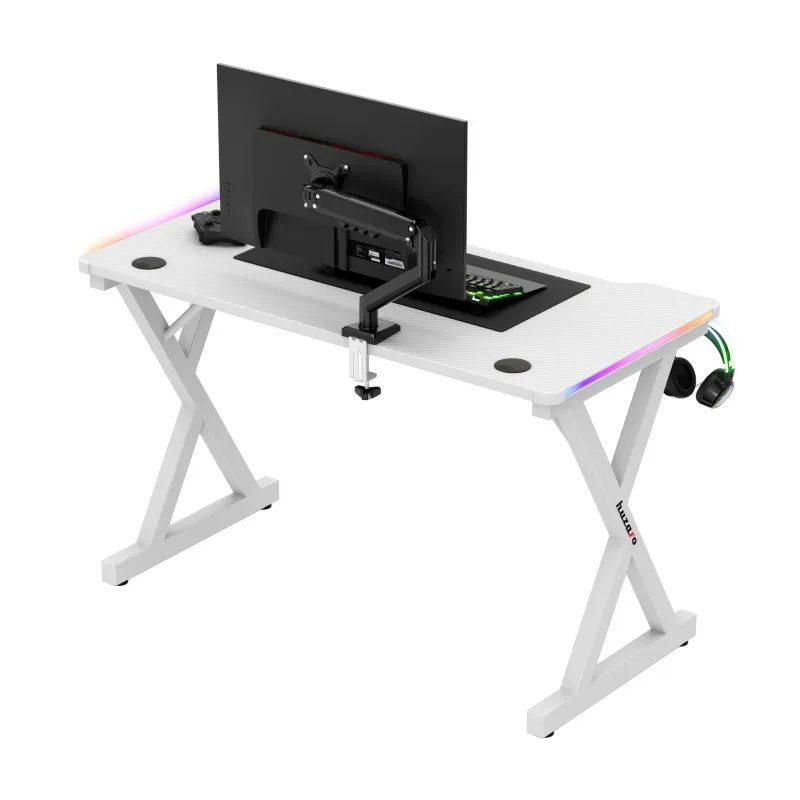 Hero 2.3 RGB White Gaming Desk 120 cm – view 3