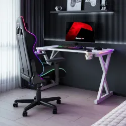 Hero 2.3 RGB White Gaming Desk 120 cm – view 19