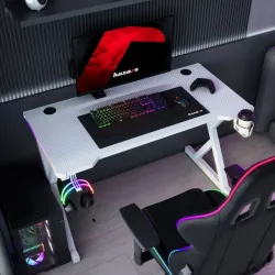 Hero 2.3 RGB White Gaming Desk 120 cm – view 20