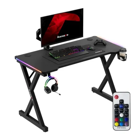 Hero 2.3 RGB Gaming Desk 120 cm with LED lighting for an immersive gaming experience