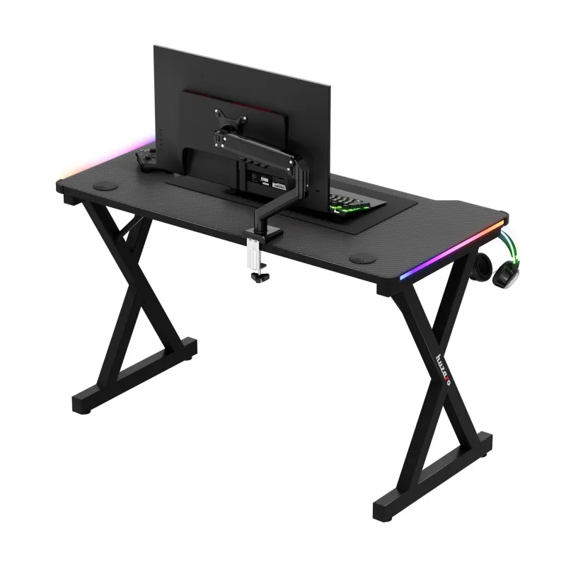 Hero 2.3 RGB Gaming Desk 120 cm with LED Lighting – view 4