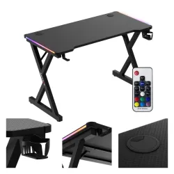 Hero 2.3 RGB Gaming Desk 120 cm with LED Lighting – view 9