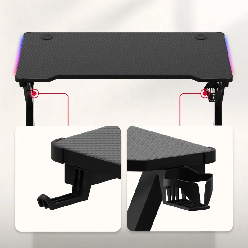 Hero 2.3 RGB Gaming Desk 120 cm with LED Lighting – view 13