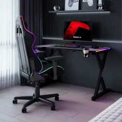 Hero 2.3 RGB Gaming Desk 120 cm with LED Lighting – view 20