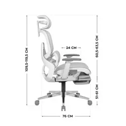 Mark Adler Expert 9.3 Grey Ergonomic Gaming Chair 8