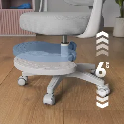 Junior 4.4 Grey Ergonomic Office Chair for Kids – view 5