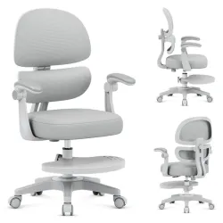 Junior 4.4 Grey Ergonomic Office Chair for Kids – view 9