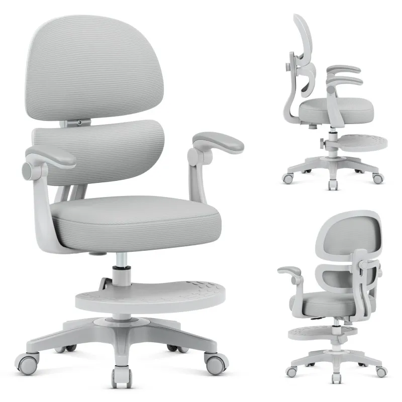 Junior 4.4 Grey Ergonomic Office Chair for Kids – view 9