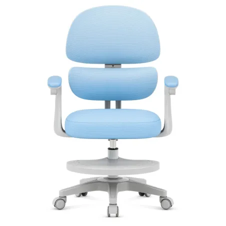 Junior 4.4 Blue ergonomic office chair for kids with back support and adjustability