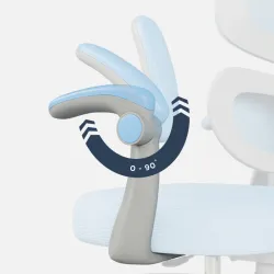 Junior 4.4 Blue Ergonomic Office Chair for Kids – view 2