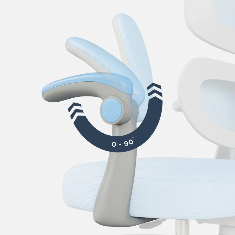 Junior 4.4 Blue Ergonomic Office Chair for Kids – view 2