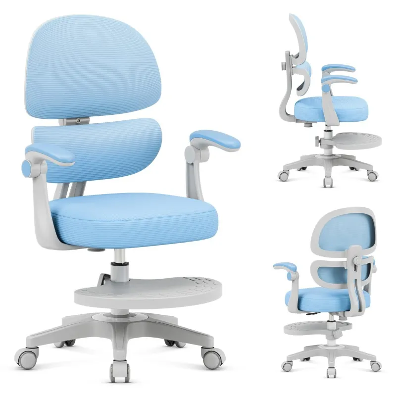 Junior 4.4 Blue Ergonomic Office Chair for Kids – view 7