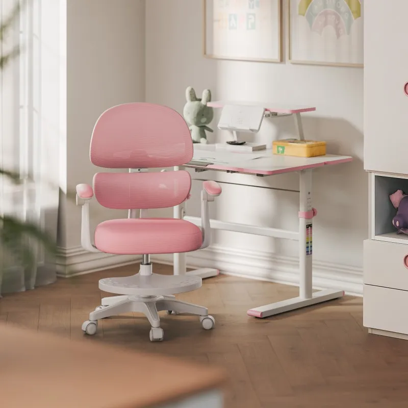Junior 4.4 Pink Ergonomic Office Chair for Kids – view 13