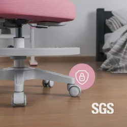 Junior 4.4 Pink Ergonomic Office Chair for Kids – view 16