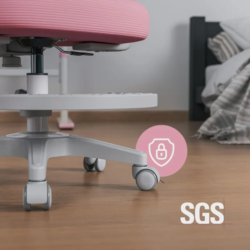 Junior 4.4 Pink Ergonomic Office Chair for Kids – view 16
