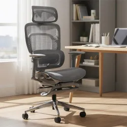 Visioner 8.3 Grey Office Chair with Massage Function – view 2