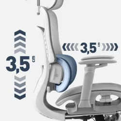 Visioner 8.3 Grey Office Chair with Massage Function – view 5