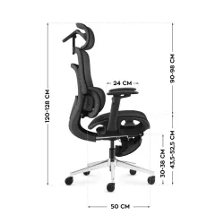 Visioner 8.3 Black Office Chair with Massage – view 8